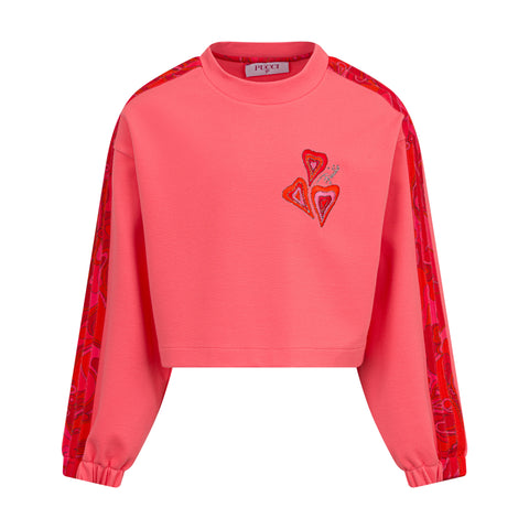 Emilio Pucci Girls Coral Sweatshirt