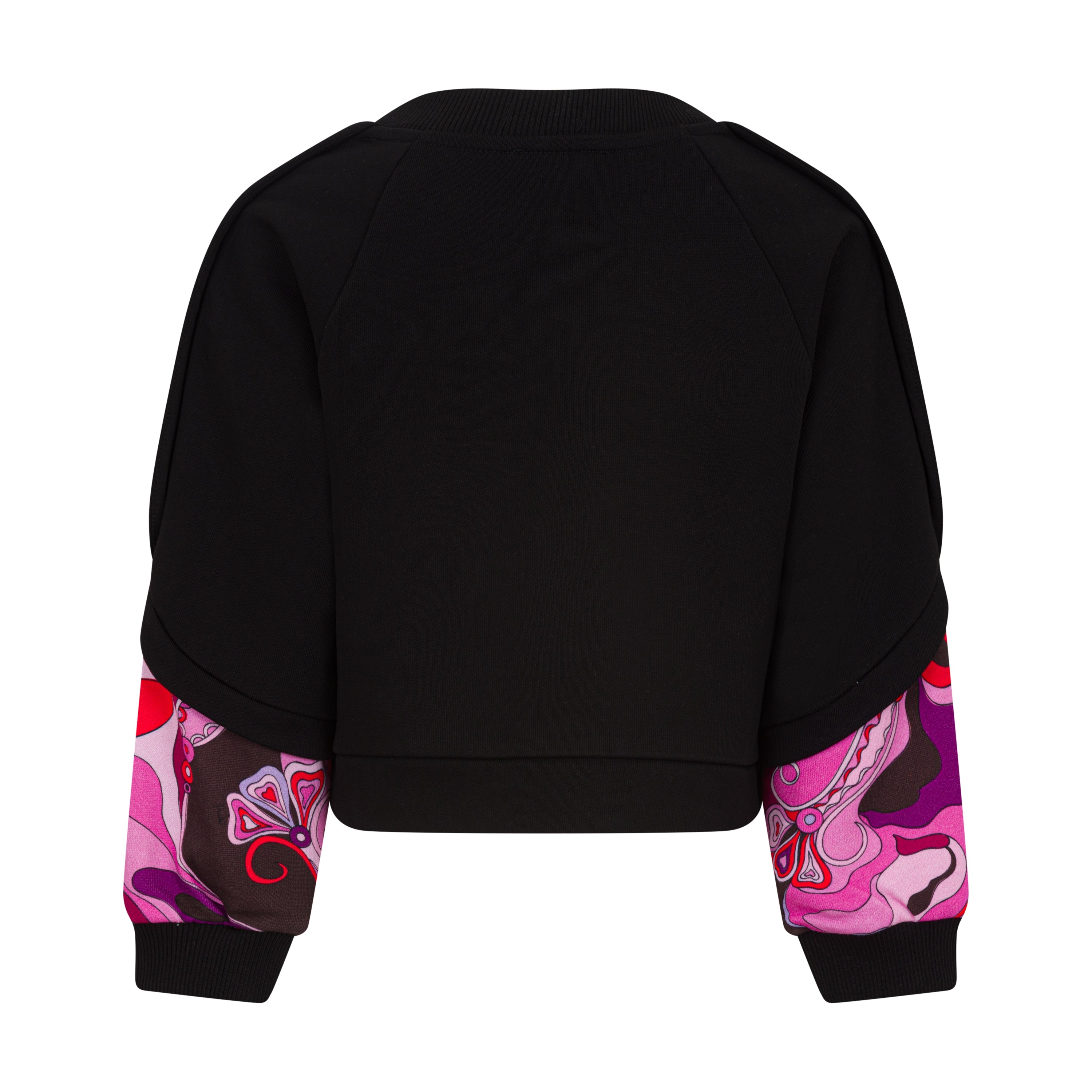 Emilio Pucci Girls Black Sweatshirt
