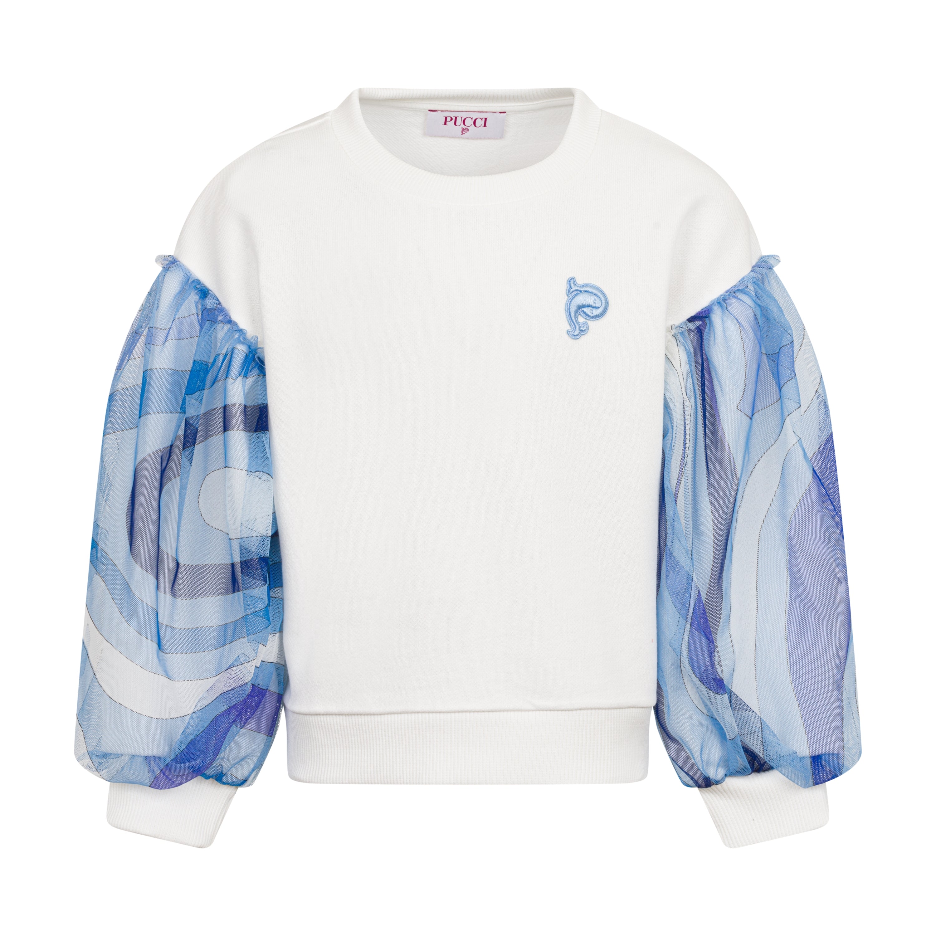 Emilio Pucci Girls Ivory Sweatshirt