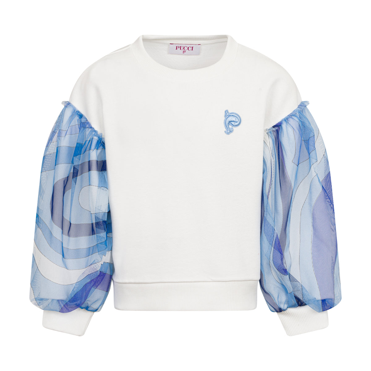 Emilio Pucci Girls Ivory Sweatshirt
