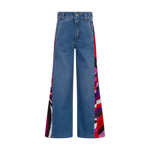 Emilio Pucci Girls Blue Trousers