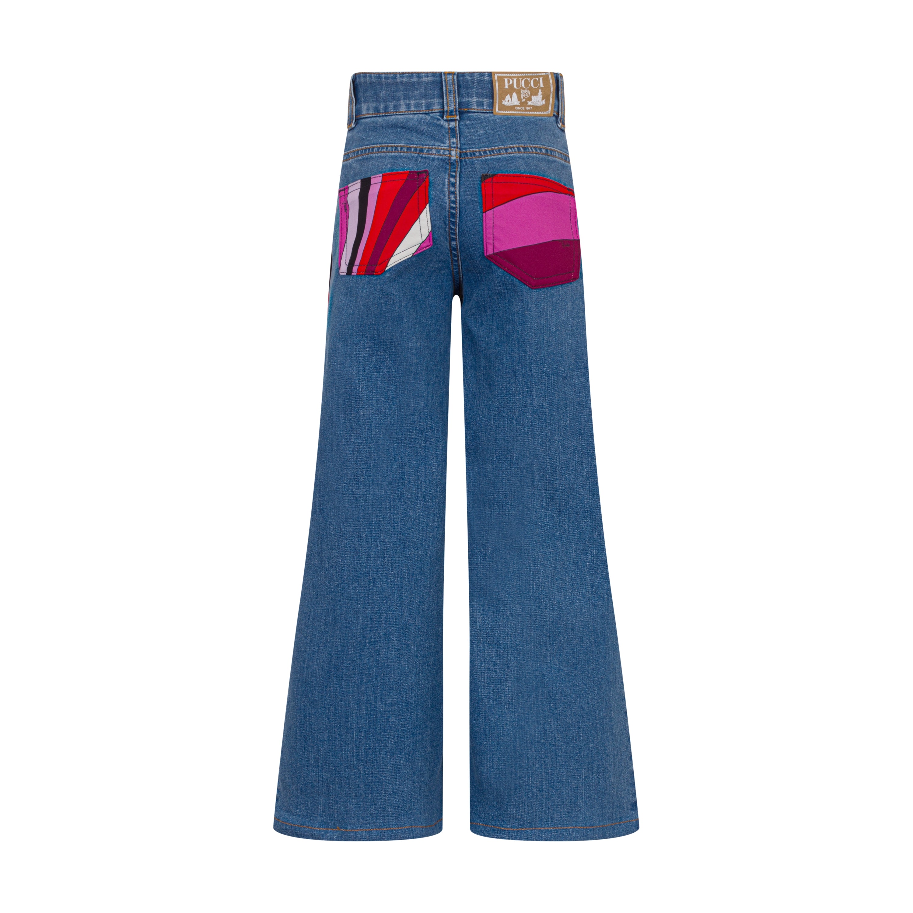 Emilio Pucci Girls Blue Trousers