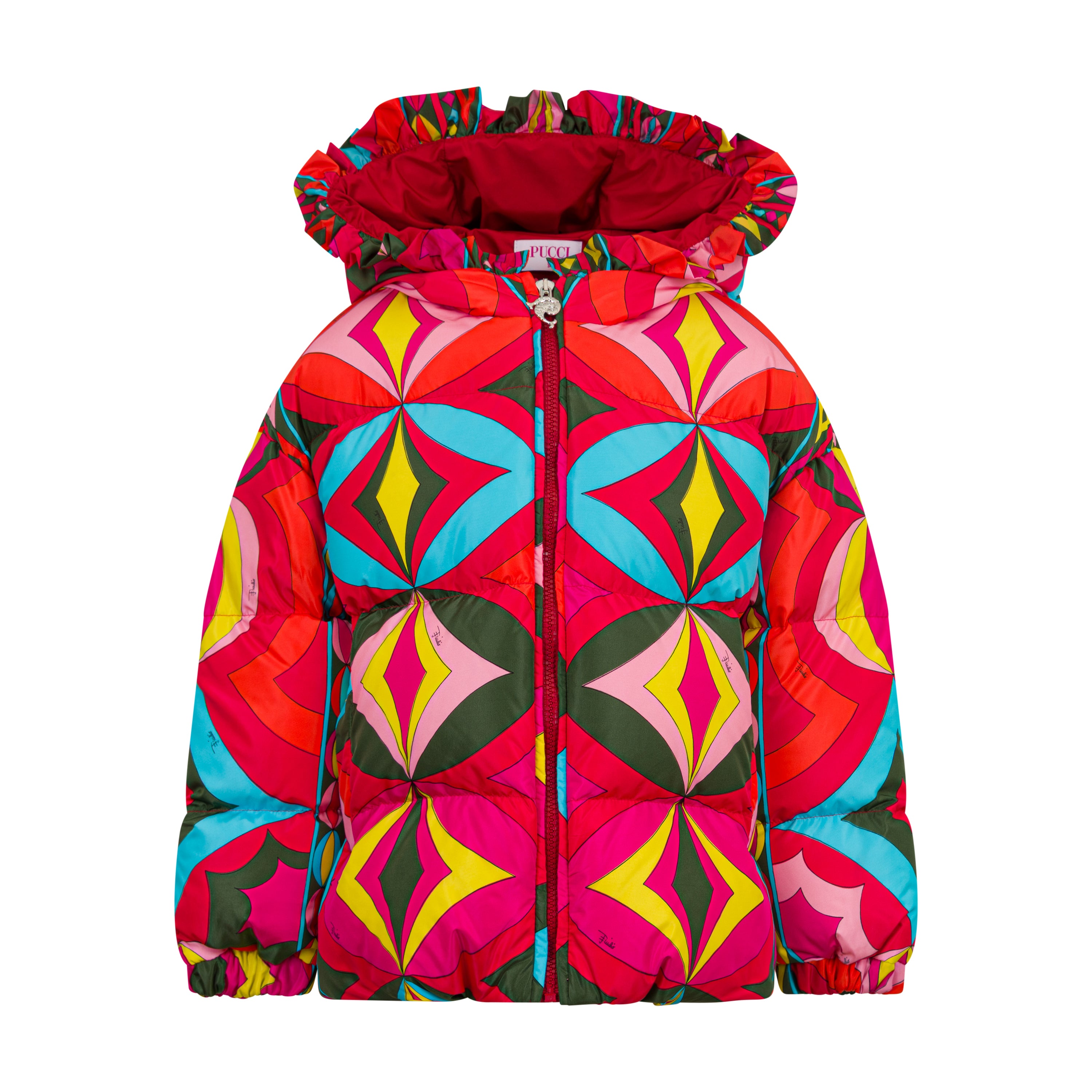 Emilio Pucci Girls Multicoloured Down Jacket