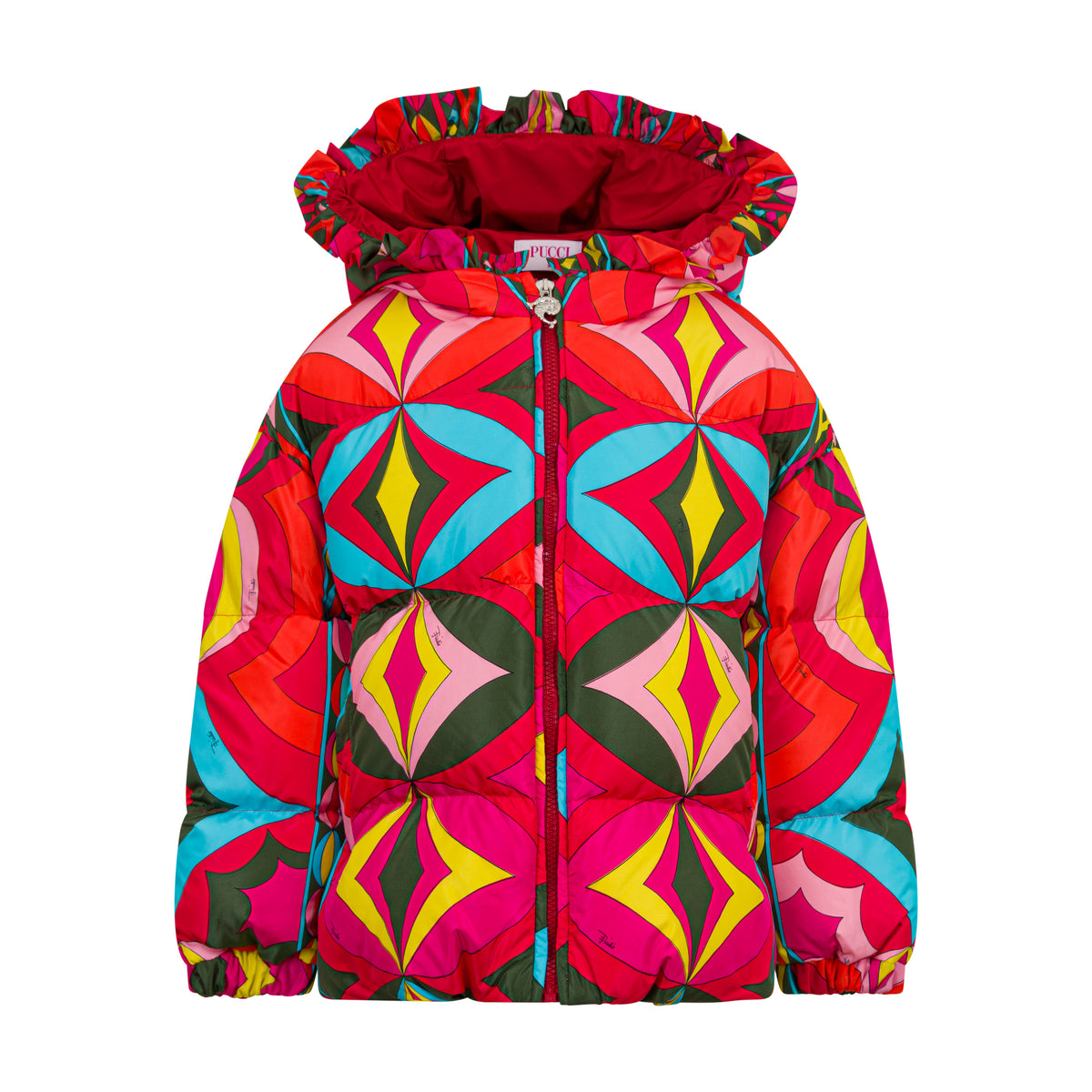 Emilio Pucci Girls Multicoloured Down Jacket