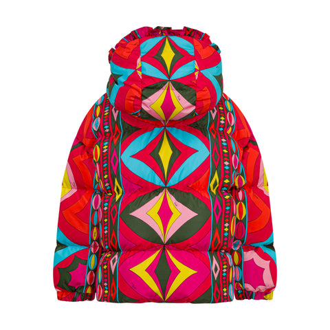 Emilio Pucci Girls Multicoloured Down Jacket