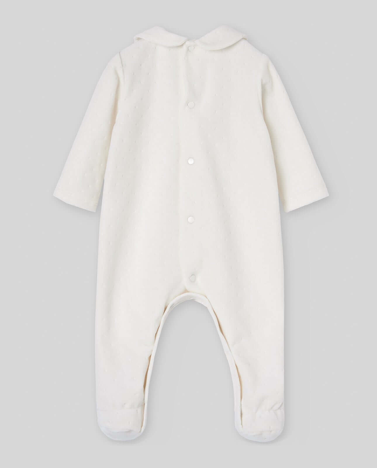 Paz Rodriguez Baby Boys Cream Babygrow with Hat & Bib