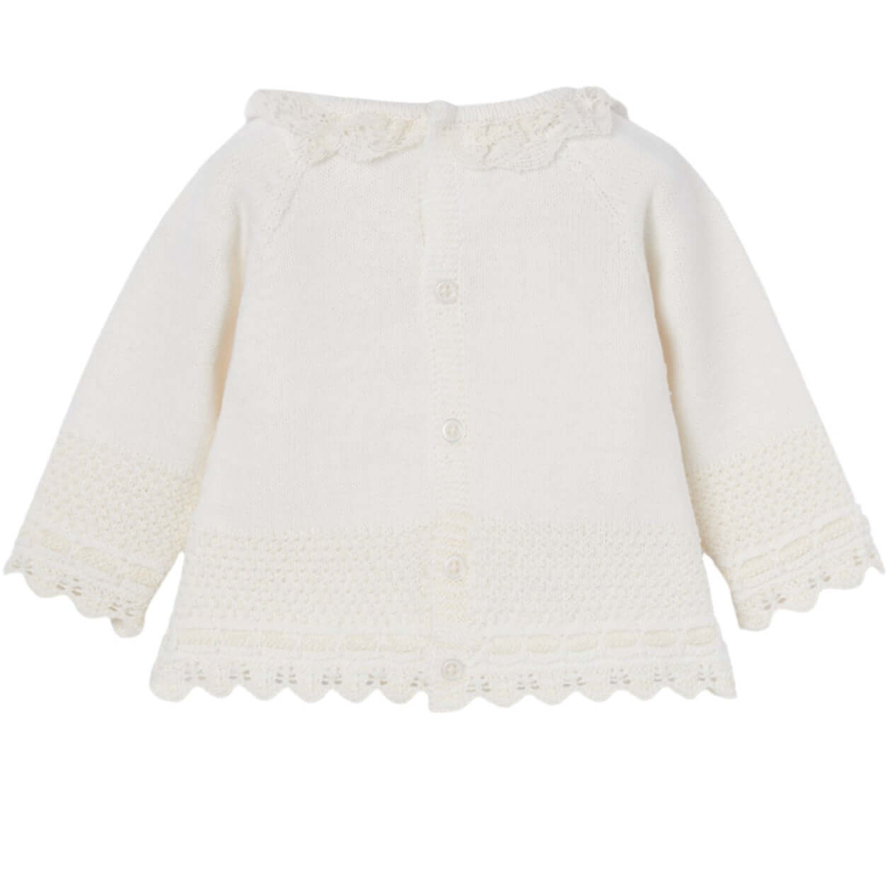 Paz Rodriguez Baby Girls Cream Knitted Set