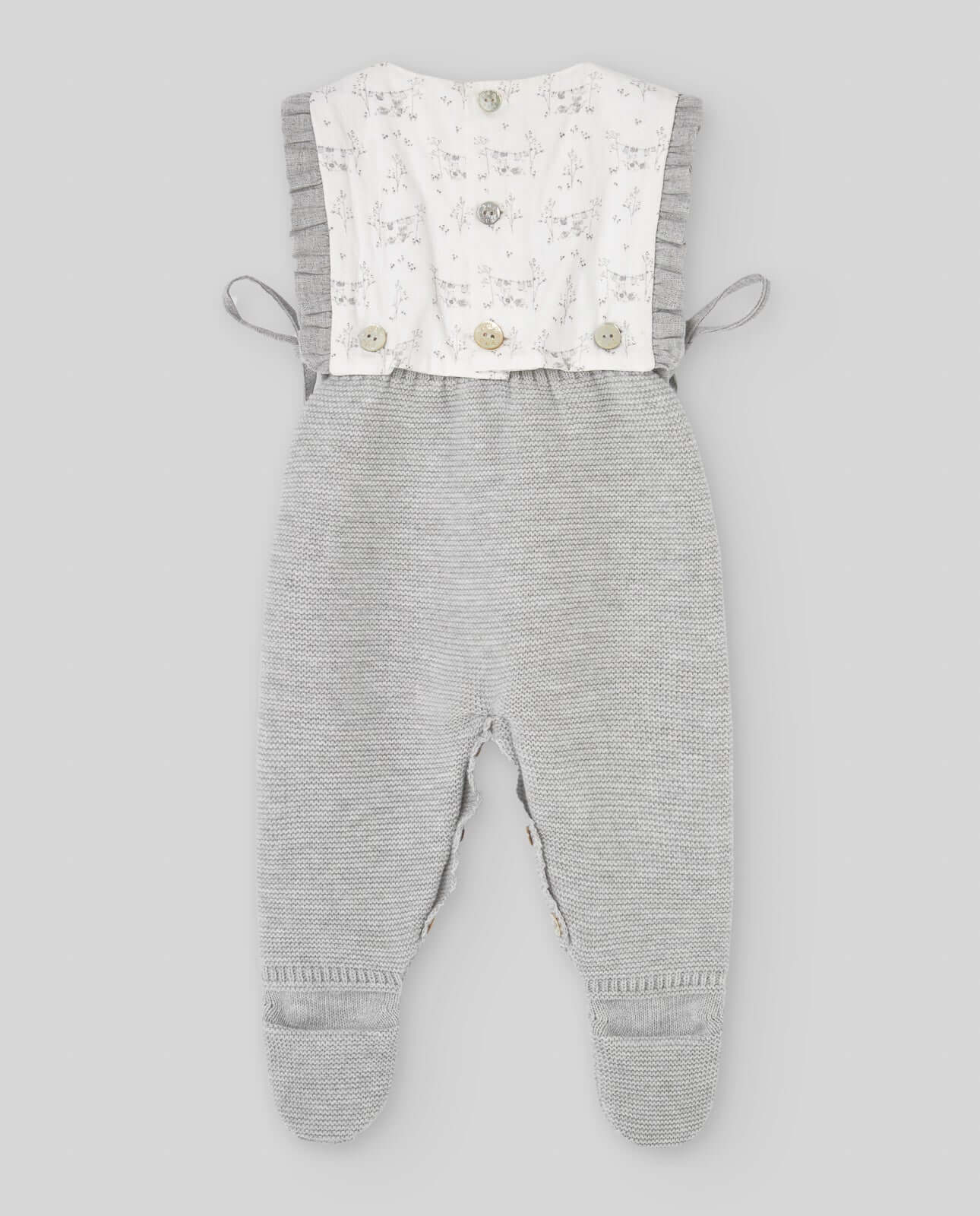 Paz Rodriguez Baby Grey Knitted Set