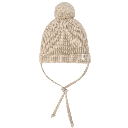Boys Beige Knitted Hat