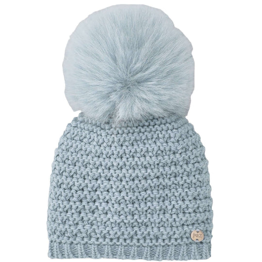 Boys Knitted Hat with Faux Fur
