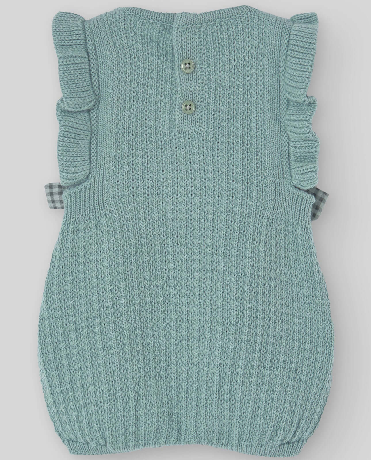 Paz Rodriguez Baby Girls Green Knitted Romper