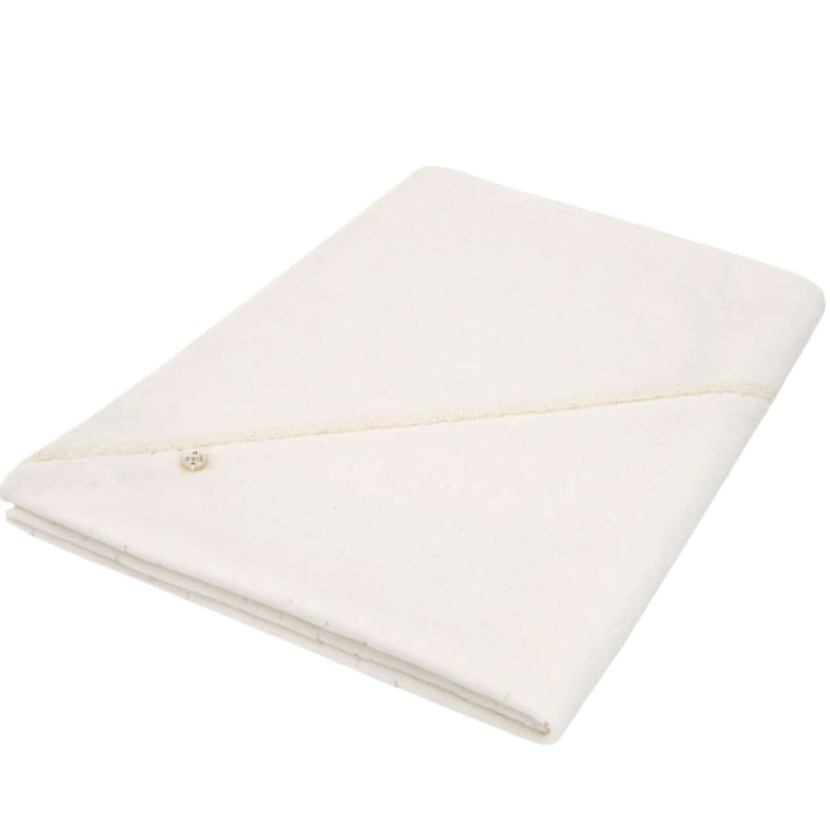 Paz Rodriguez Unisex Cream Baby Blanket