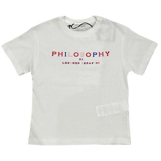 Girls White Logo T-shirt