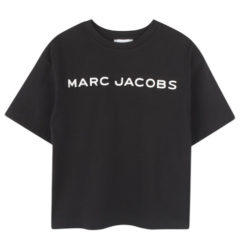 Marc Jacobs Boys Black Logo T-Shirt