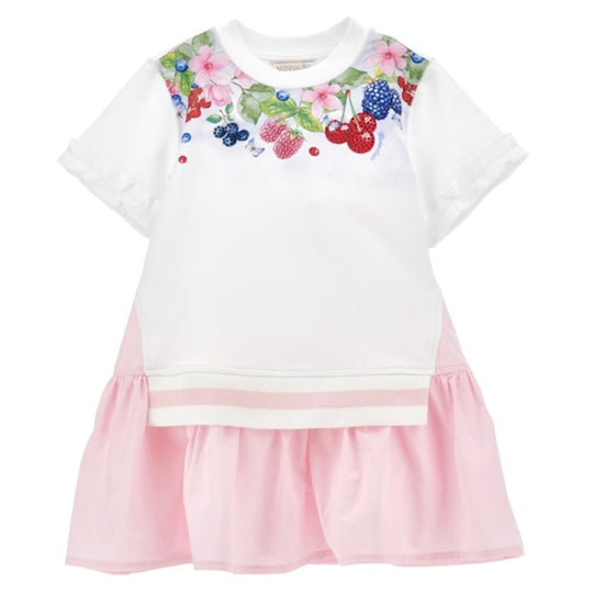 Girls Pink Fruit Dress