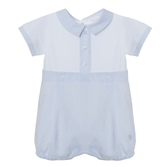 Baby Boys Blue Stripe Romper