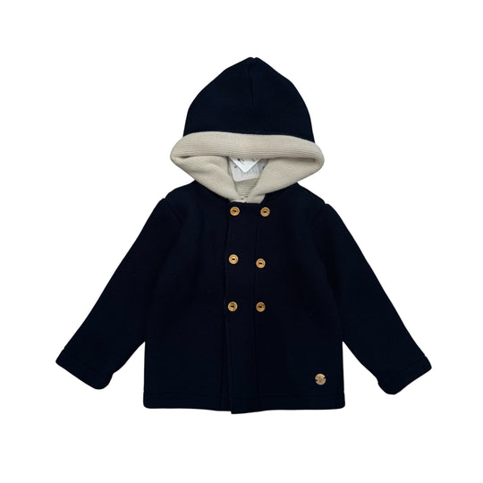 Boys Navy Knitted Jacket