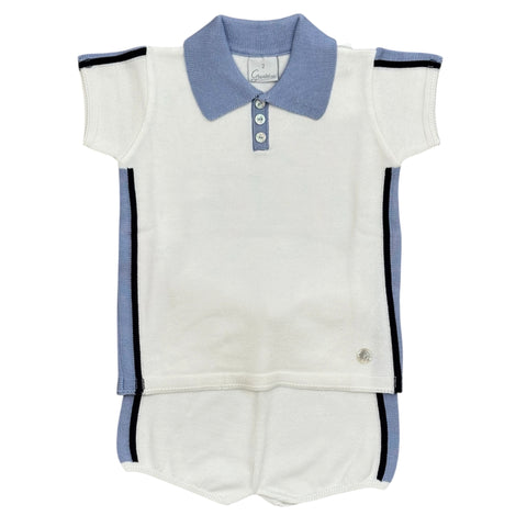 Granlei Boys White Short Set