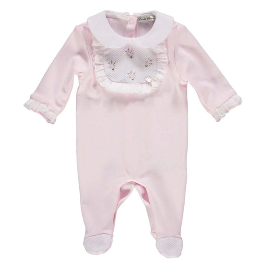 Baby Girls Pink Babygrow