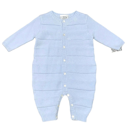 Baby Boys Blue Knitted All In One