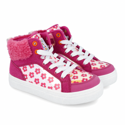 Agatha Ruiz De La Prada Girls Pink High Top Trainers