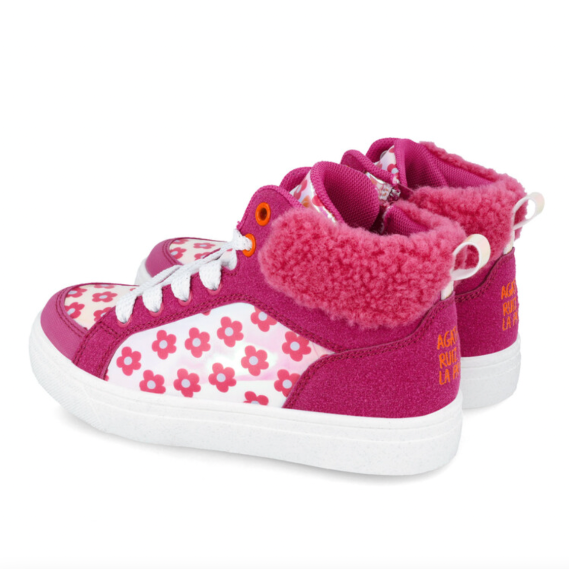 Girls Pink High Top Trainers Liverpool