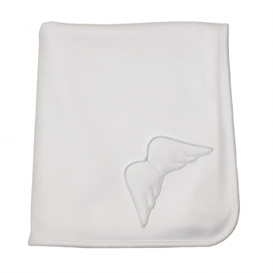 Unisex White Angel Blanket