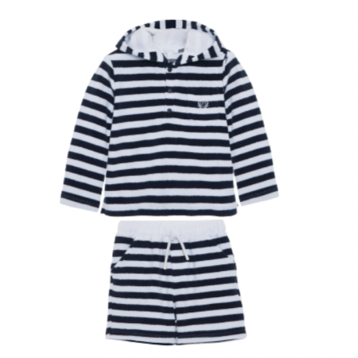 patachou Boys Blue Stripe Set