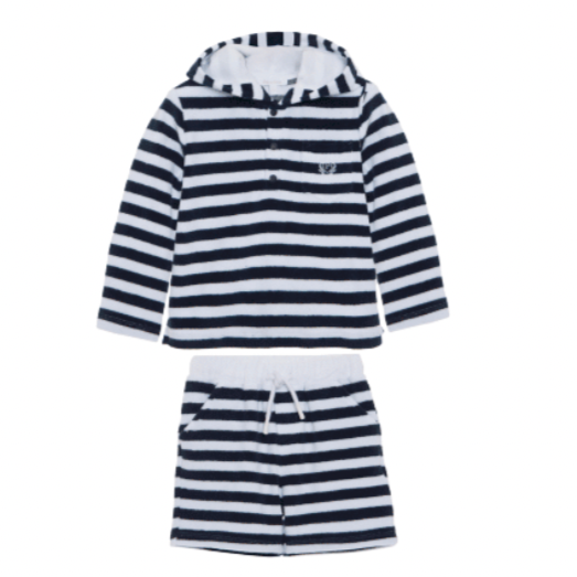 Boys Blue Stripe Set