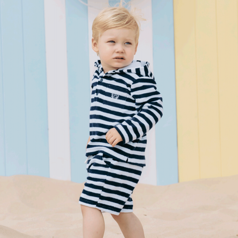 patachou Boys Blue Stripe Set