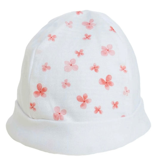 Girls White Petal Hat