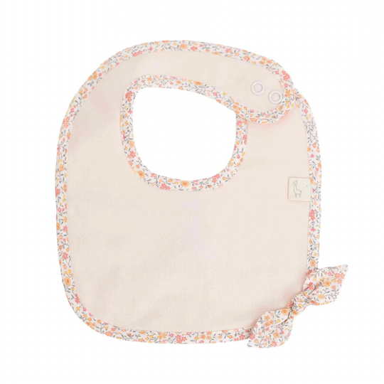 Baby Girls Pink Meadow Bib