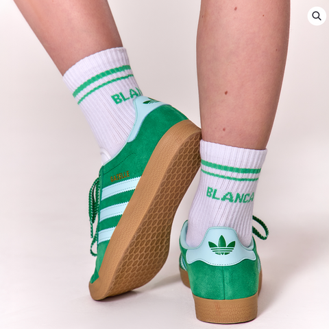 Blanca Kids Girls Green Socks