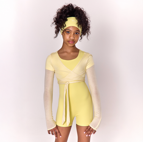 Blanca Kids Girls Lemon Unitard