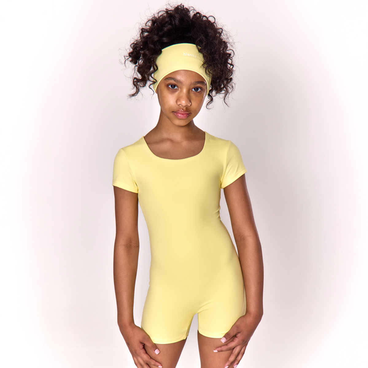 Blanca Kids Girls Lemon Unitard
