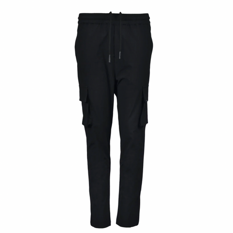 Moda Bandidos Boys Black Techniqual Cargo Pants