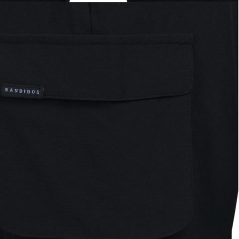Moda Bandidos Boys Black Techniqual Cargo Pants