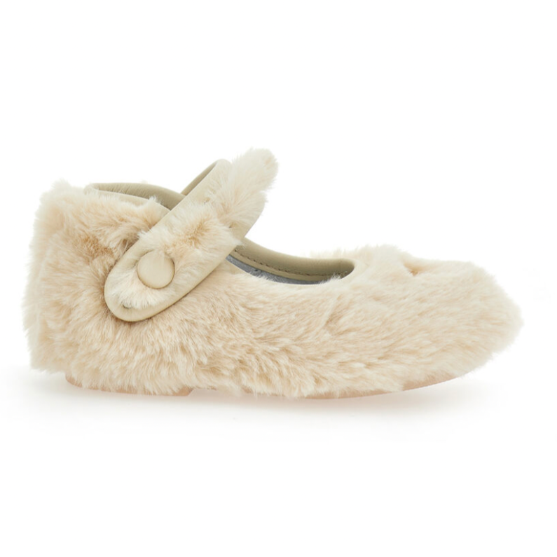 Monnalisa Girls Cream Shoes