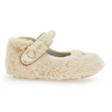 Monnalisa Girls Cream Shoes