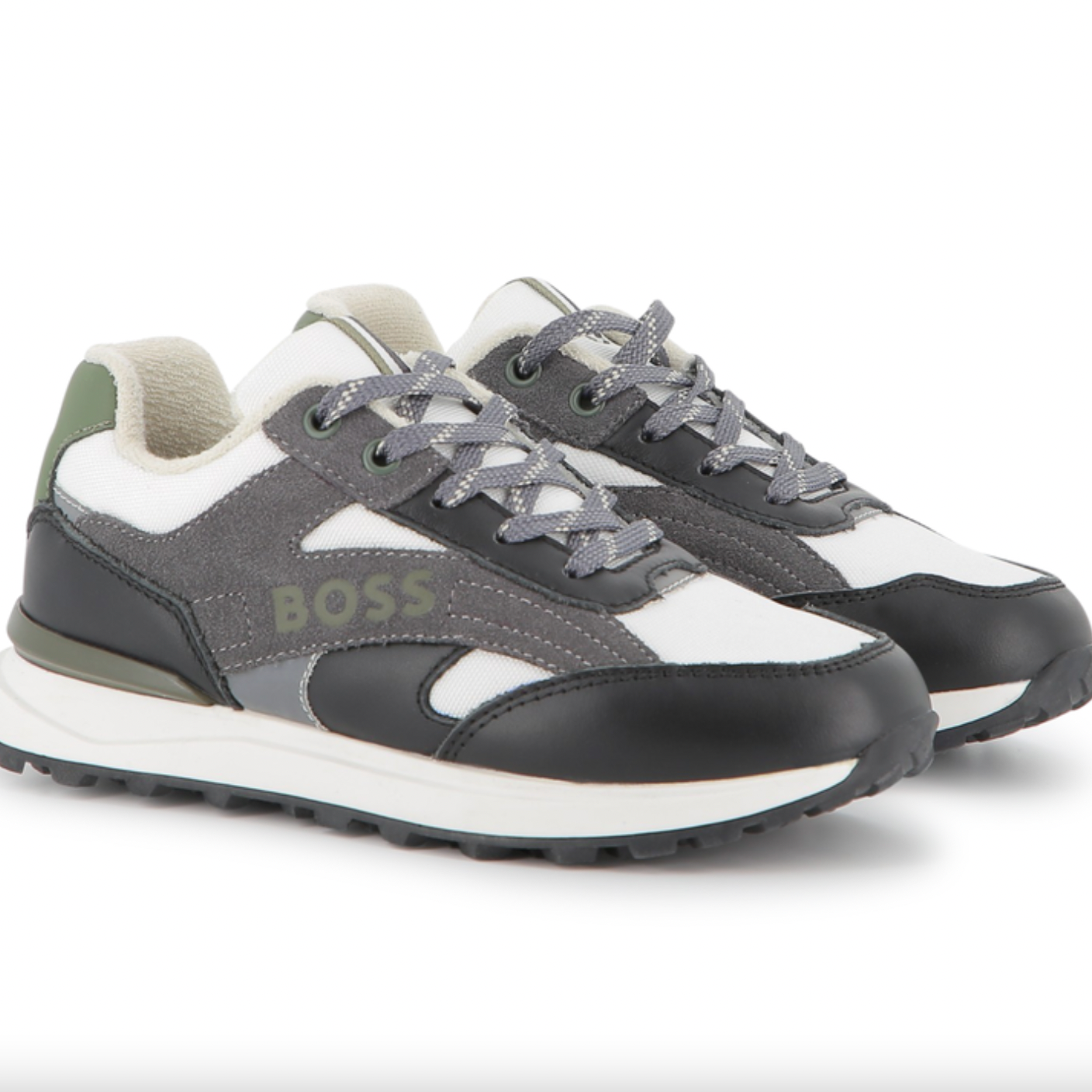 Boss Boys Khaki Trainers