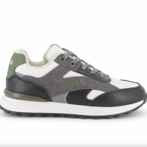 Boss Boys Khaki Trainers