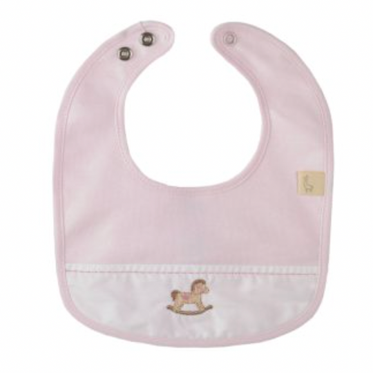 Baby Girls Bib Rocking Horse Bib