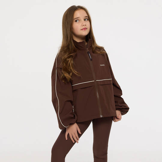 Girls Brown Windbreaker