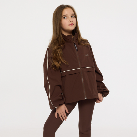 Ansandro Girls Brown Windbreaker