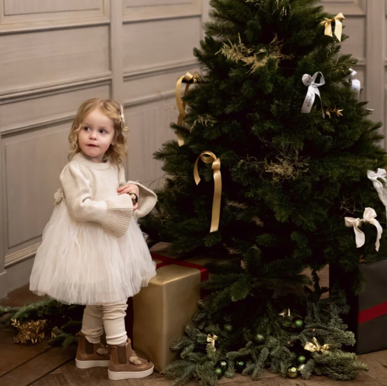 Donsje Girls Misty Rose Valentien Dress