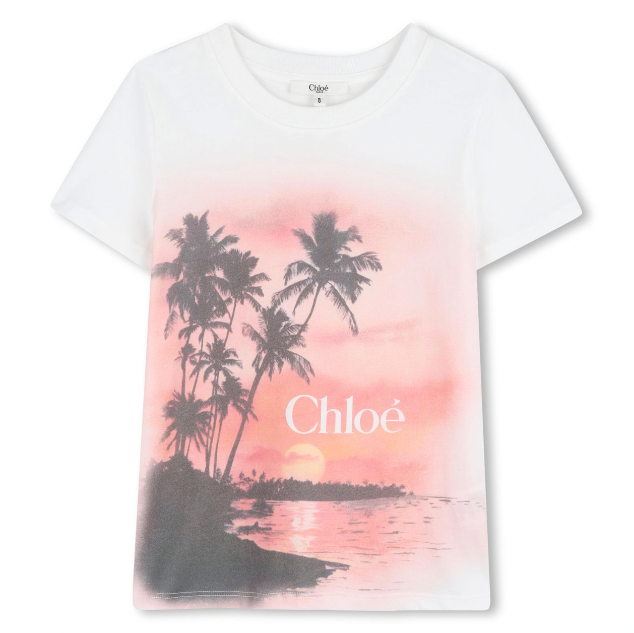 CHLOE Girls Petal Pink Short Sleeved T-Shirt