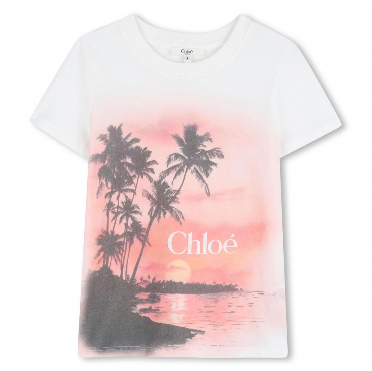 CHLOE Girls Petal Pink Short Sleeved T-Shirt