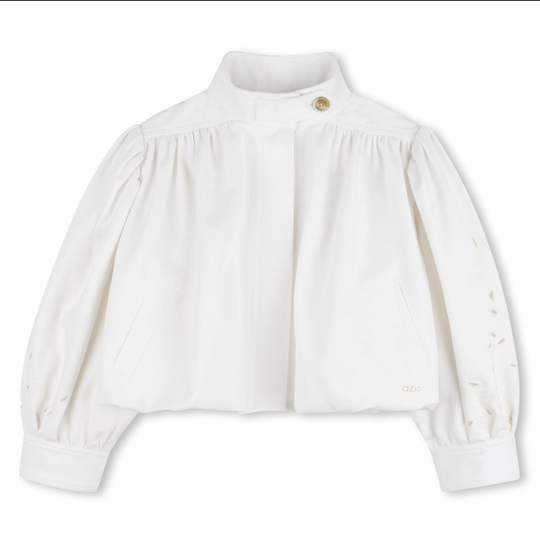 Girls Offwhite Jacket