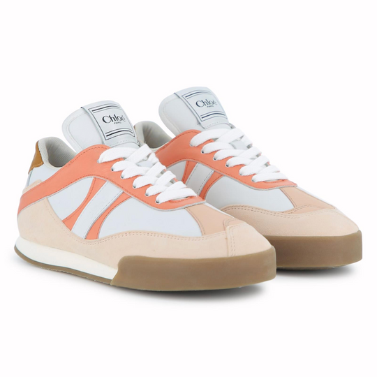 Girls Apricot Trainers