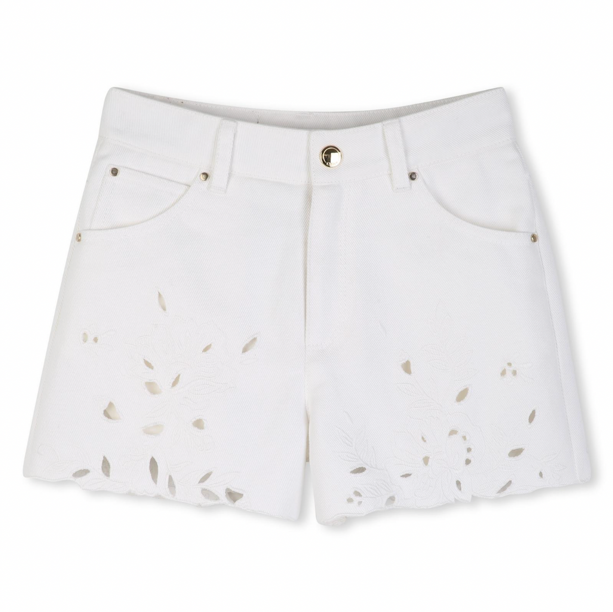 CHLOE Girls Offwhite Short